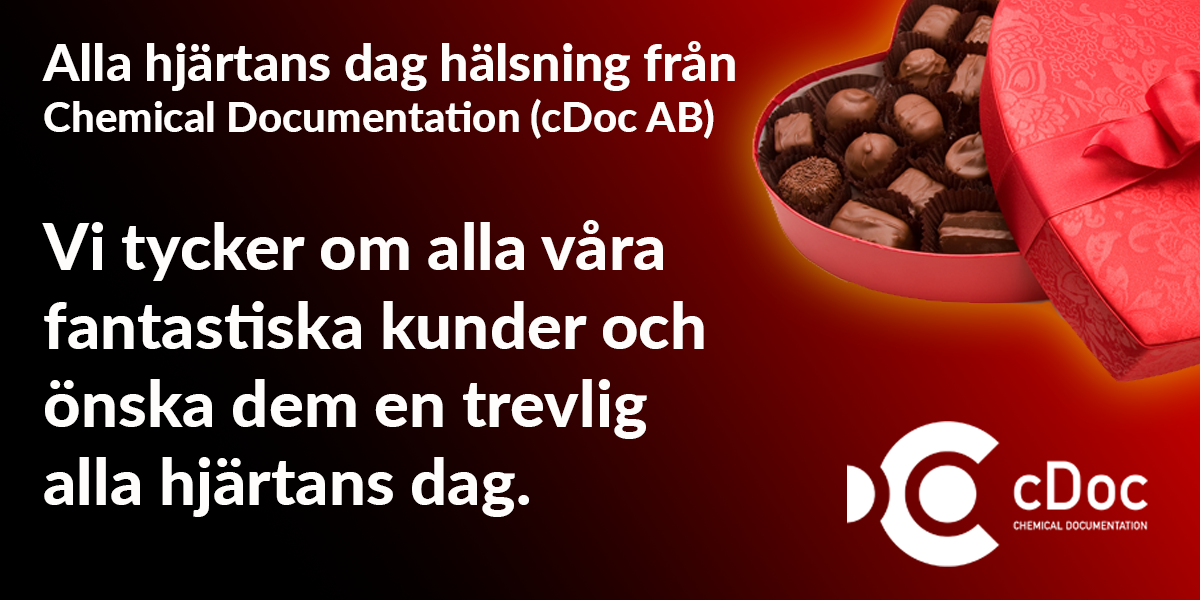 Läs mer om artikeln Alla hjärtans dag hälsning från<br>Chemical Documentation (cDoc AB)