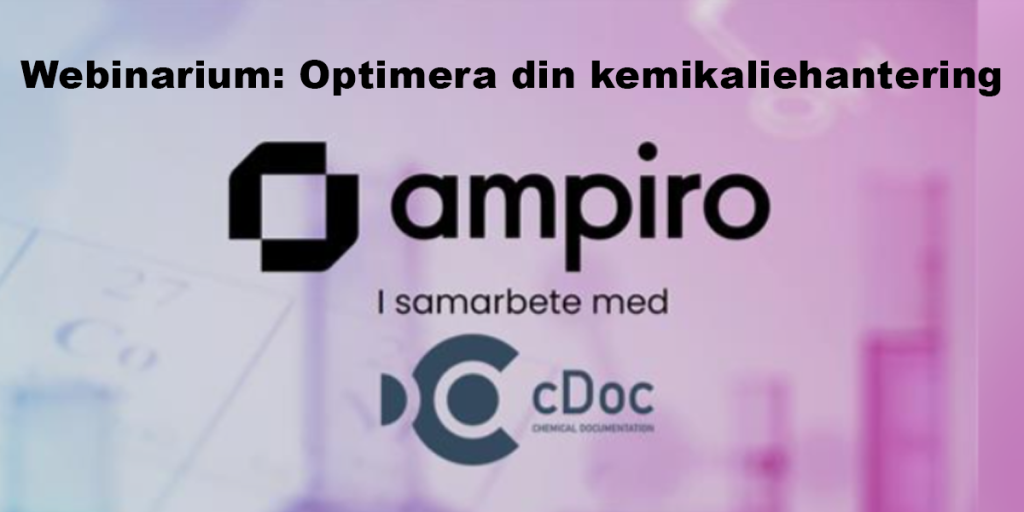 Webinarium: Optimera din kemikaliehantering