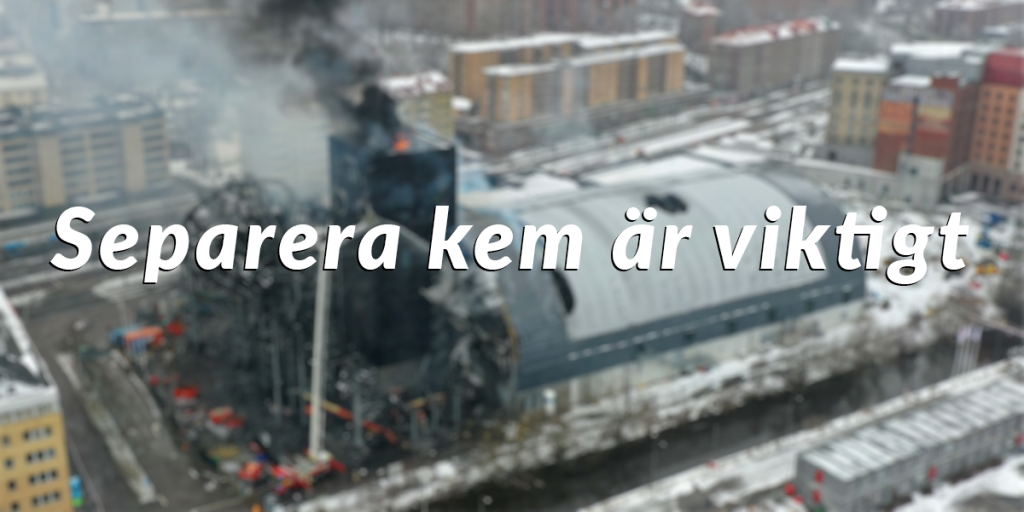 Separera kem är viktigt