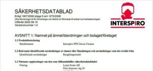 Läs mer om artikeln Hur man läser ett säkerhetsdatablad – och vad varje del betyder