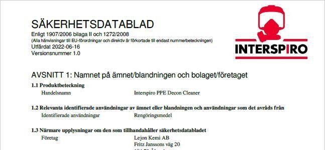 Läs mer om artikeln Hur man läser ett säkerhetsdatablad – och vad varje del betyder